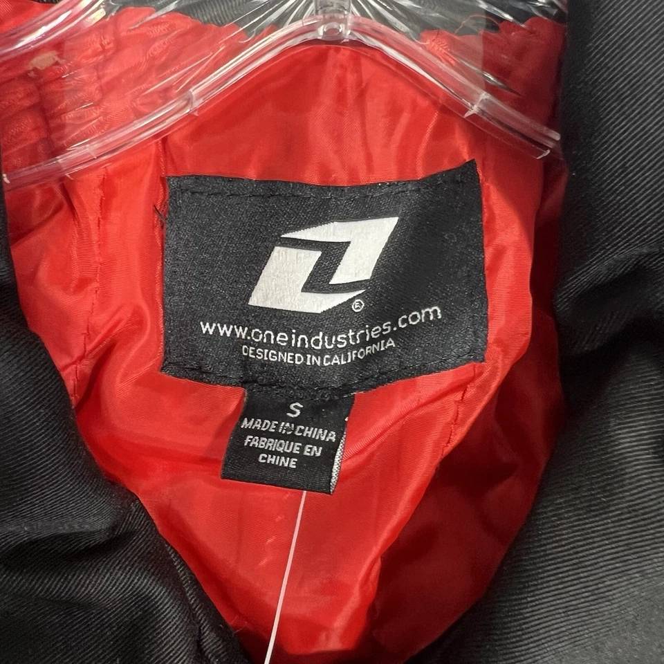 Chaqueta One Industries Para Hombre Pequeña Negra Hart Huntington Rockstar Motocross Grunge Foto 4 de 4