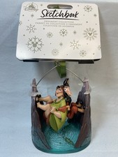 Disney Kuzco & Pacha Sketchbook Ornament New in Box