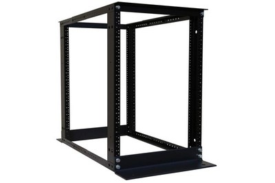 15U 4 Post Open Frame Server Rack 19inch Adjustable Depth 25inch-29inch (15U)