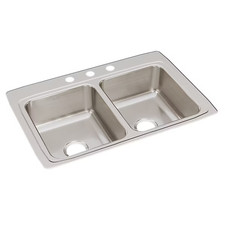ELKAY Double Bowl Drop-in Sink LR33223