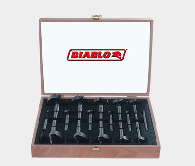 Diablo Tools 16 Piece Set Forstner Bit Set For Wood FB-100-NEW IN BOX