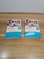 4" x 6", 8.5 Mil, 50 X 2 Sheets,White Glossy Inkjet Photo Paper