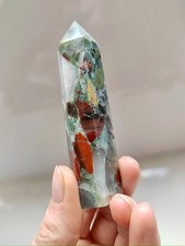 Dragon Blood Stone Crystal Tower 69g Polished Point