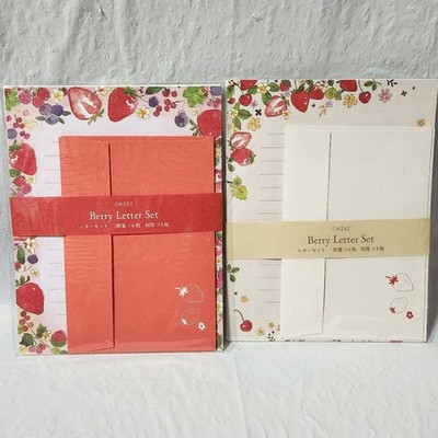 Cute Berry Foil Stamping Letter Set Kawaii Japanese Natural Stationery
