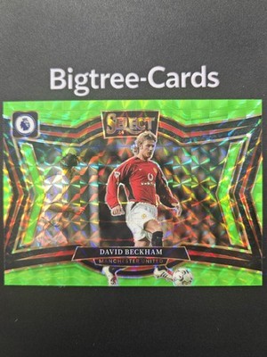 2024-25 Select Premier League David Beckham Field Level Green Fluorescent 19/125