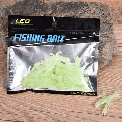 20 weiche Garnelen Angelk?der realistische Bewegung f��r Inshore und Light Tack