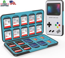 HEIYING SD Card Holder for SD/TF Cards,Portable Memory Card Storage Case Compati