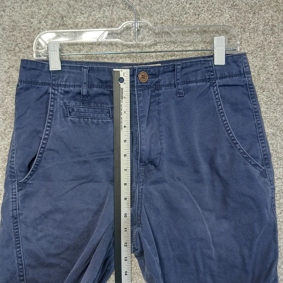 Arizona Jean Co Shorts Mens 29 Navy Blue Casual Chino Flat Front 100% Cotton - Image 4 of 4