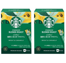 Starbucks Blonde Roast Americano Instant Coffee 10 Sticks 2 Pack