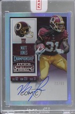 2015 Contenders Rookie RPS Championship Ticket 72/99 Matt Jones (Base) Auto 4r3