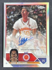 Cody Williams 2023 Topps Chrome Mcdonald'S All American Refractor Auto #CA-CW
