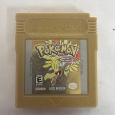 Pokemon Gold Version for Nintendo Game Boy Color, 2000, Authentic, Tested-Clean