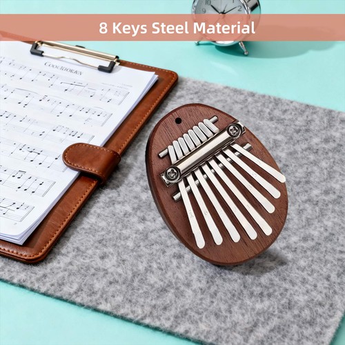 8 Tasten Kalimba Daumen Mini Klavier schöner Klang Finger Tastatur musikalische Hand Kind Spielzeug - Bild 5 von 24