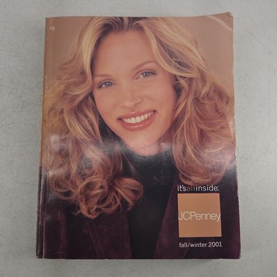 JCPenney Fall Winter Big Book 2001 Catalog Clothing Shoes Lamps Bedding