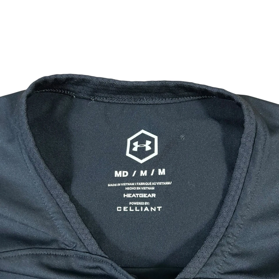 Under Armour Rush Celliant Shirt Women M Black Recovery Training - Image 2 of 4