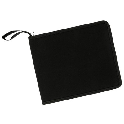 US Art Supply 48 Slot Zippered Nylon Pencil Carry Case Size: 11.4'' x 7.6'' x1.4''