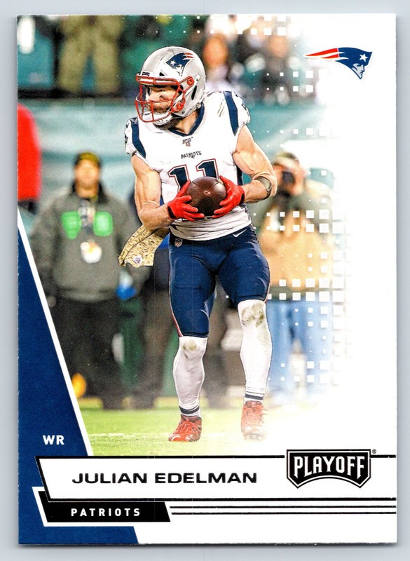 #15 Julian Edelman, New England Patriots 2020 Panini Playoff NFL base