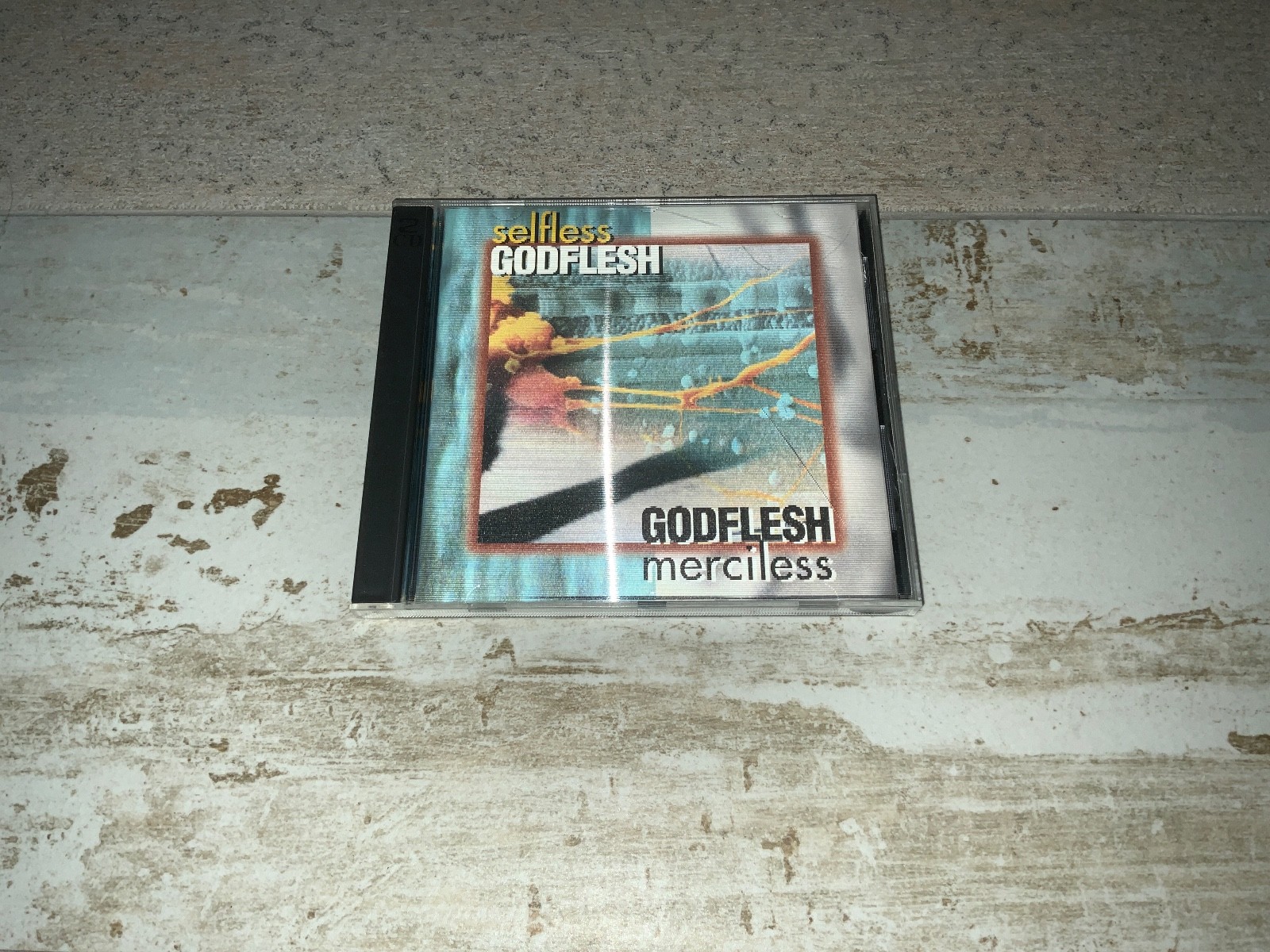 GODFLESH Selfless / Merciless  VERY RARE LENTICULAR 2 x CD 1996 JESU J BROADRICK