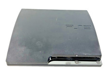 Sony PlayStation 3 Slim CECH-2501B Black PS3 Console w/ Power Cord Only Tested