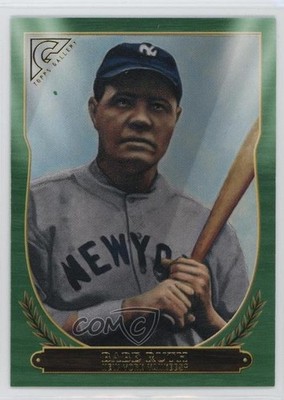 2018 Topps Gallery Hall of Fame Gallery Green /250 Babe Ruth #HOF-26 HOF k4s