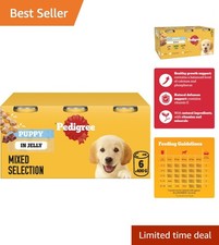 Complete Nutrition Puppy Wet Food - Mixed Jelly Selection for Junior Dogs 6x400g 4.58 per kilo