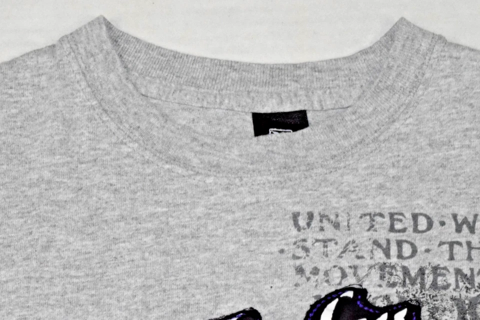 Vintage Kids T-Shirt Hurley Size M Y2K Freedom Of Choice Athletic Gray - Image 4 of 4