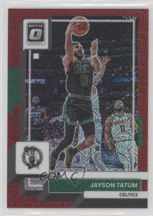 2022-23 Panini Donruss Optic Choice Red Prizm /88 Jayson Tatum #8