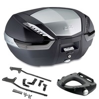 Givi V47NT Koffer 47LT Schwarz + Halter Benelli Leoncino 800 2022-2024