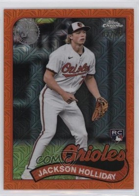 2024 Topps Update Orange Refractor 2/25 Jackson Holliday #T89CU-62 Rookie RC v9t