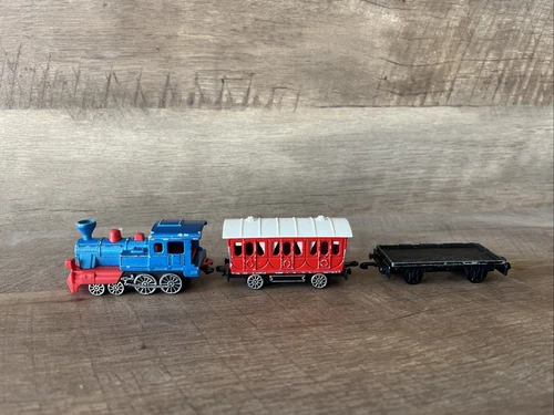 VTG. Majorette Diecast-train 278 -Gypsy Wagon Train Car- Matchbox Flatbed 1977