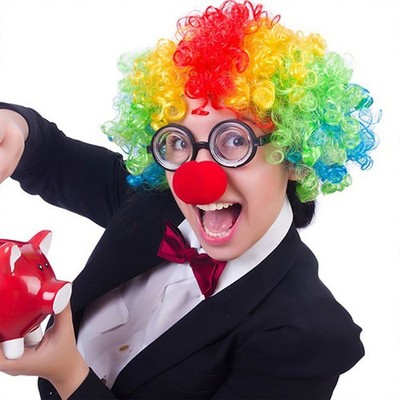 3 Pcs Lustige Perücken Für Frauen Clown -Cosplay Kostümparty Haarzubehör