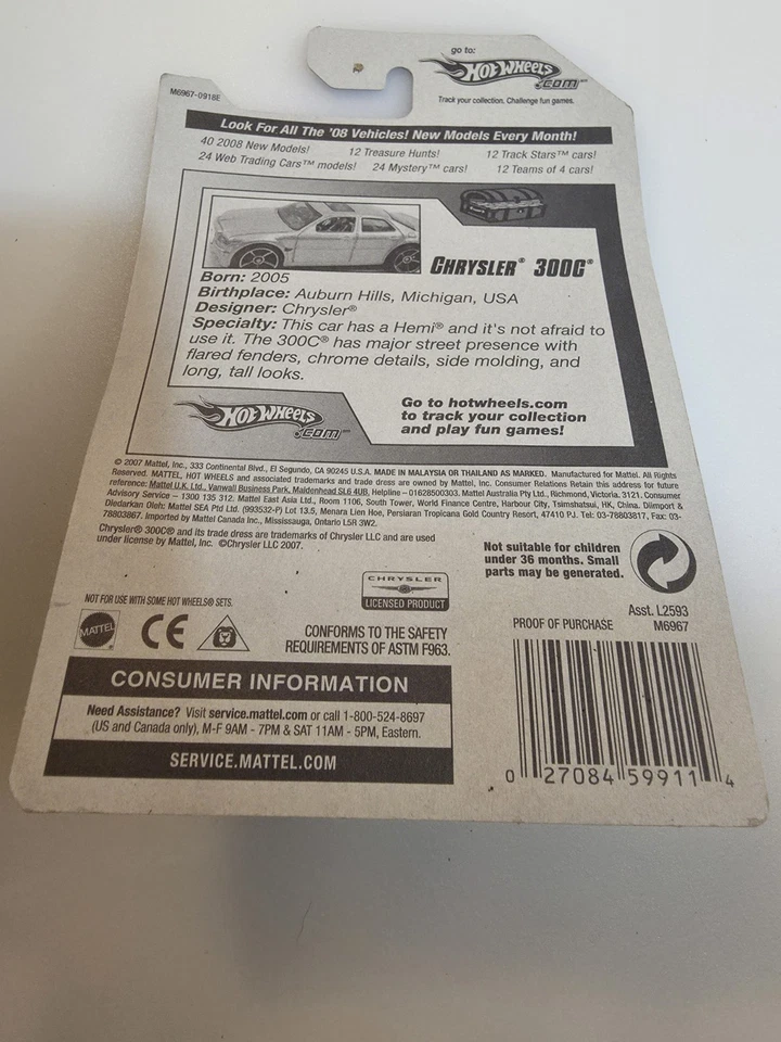 Chrysler 300c 2007 Treasure Hunt Hot Wheels Foto 4 de 4