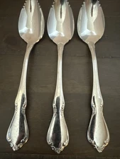 Oneida Oneida Craft Fruit Spoons Stainless Silverware Oneida Montclair Lot Of 3