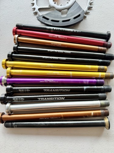Rear Axles For MTB - Variety Bundle Lot - Incl Burgtec, Transition, Pivot + More
