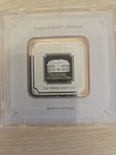 GEIGER EDELMETALLE 50 GRAMS 999 FINE SILVER SQUARE BAR  - HAS TINNING
