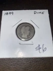 1899 Barber Dime. $6
