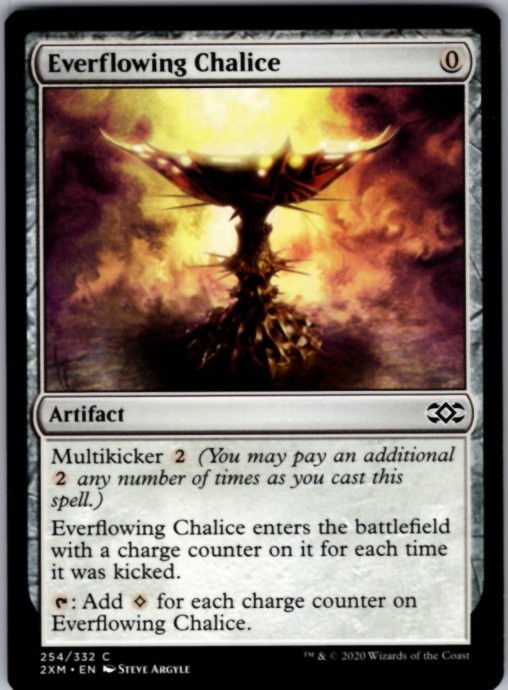 Everflowing Chalice 254 Common Double Masters Magic: The Gathering LP