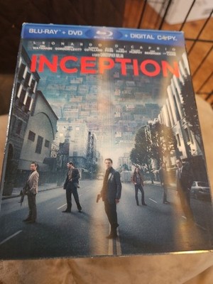 Inception (Blu-ray/DVD, 2010, 2-Disc Set) W LENTICULAR SLIPCOVER 