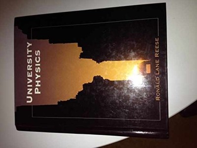 University Physics, Volume 1 - Hardcover, by Reese Ronald Lane - Acceptable n