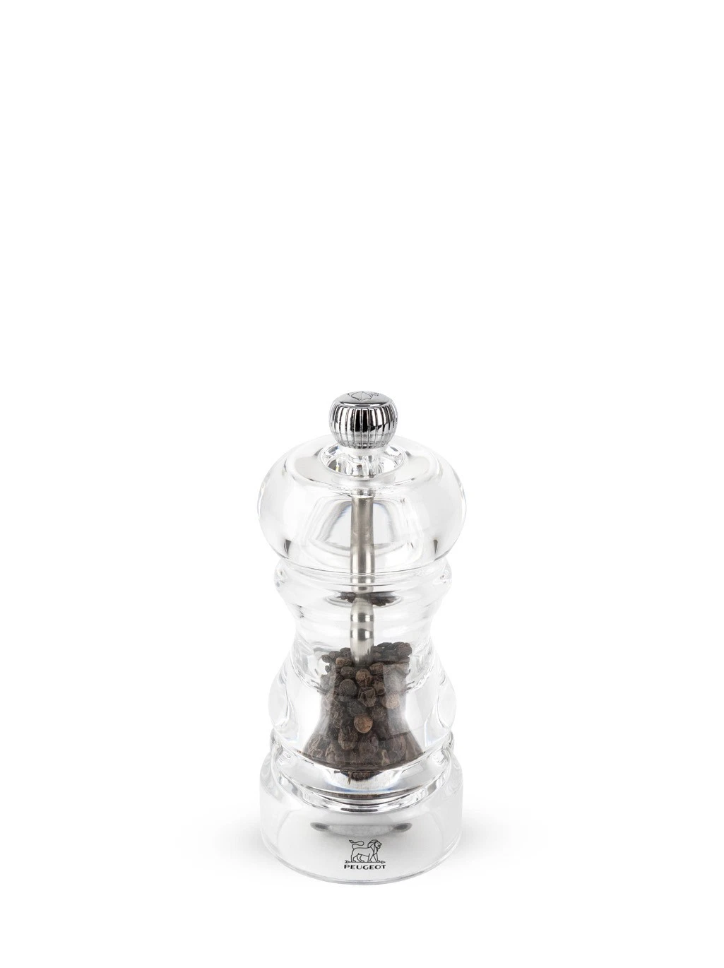 Peugeot Nancy Pepper Mill 12cm Clear Acrylic Finish