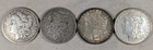 LOT OF 4 1882 P MORGAN SILVER DOLLARS #114