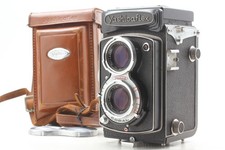 Near MINT Yashicaflex Model C TLR Medium Format Camera 80mm F3.5 From JAPAN