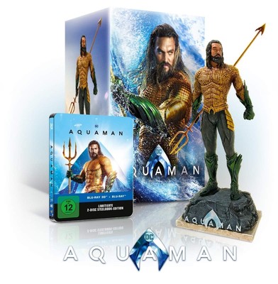 Aquaman Ultimate Collector s Edition inkl. Aquaman Sammlerfigur & Steelbook Neu