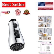 Durable Chrome Kitchen Faucet Head Replacement, Easy Installation, Drip-Free