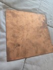 Pure Copper Sheet Plate Panel 6X6 Inches 12 Gauge — photo 2