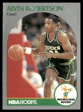 1990-91 Hoops Alvin Robertson Milwaukee Bucks #182
