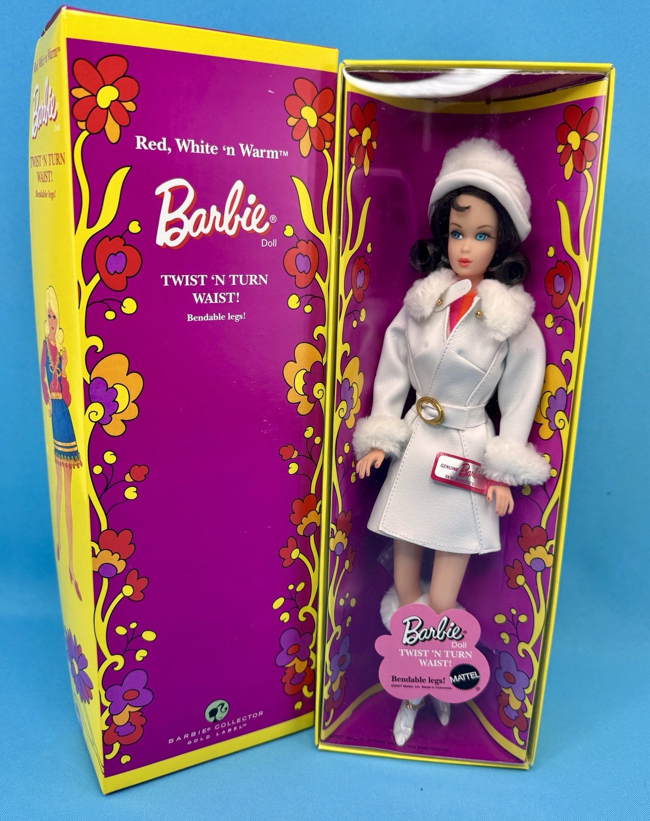Red White 'n Warm Barbie Reproduction 2007 Mattel NRFB Twist 'N Turn 1