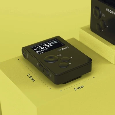 Radio DAB, piccola con batteria senza altoparlante, Majority Petersfield Go, COME NUOVA