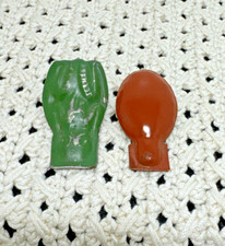 Vintage Pair Toy Clickers Frog Bug Germany Japan 1 1/2" Free Shipping