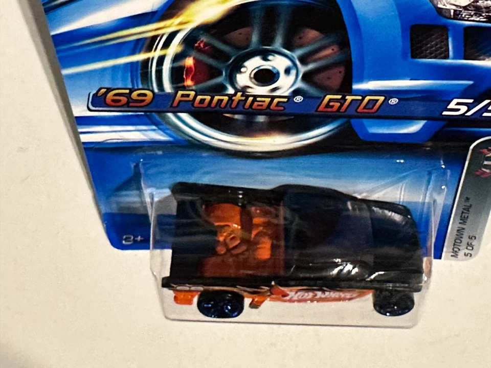 Error Hot Wheels 2006 Jester #179 tarjeta de error! Tarjeta dice '69 Pontiac GTO #090 SIN USAR, EN CAJA Foto 2 de 4